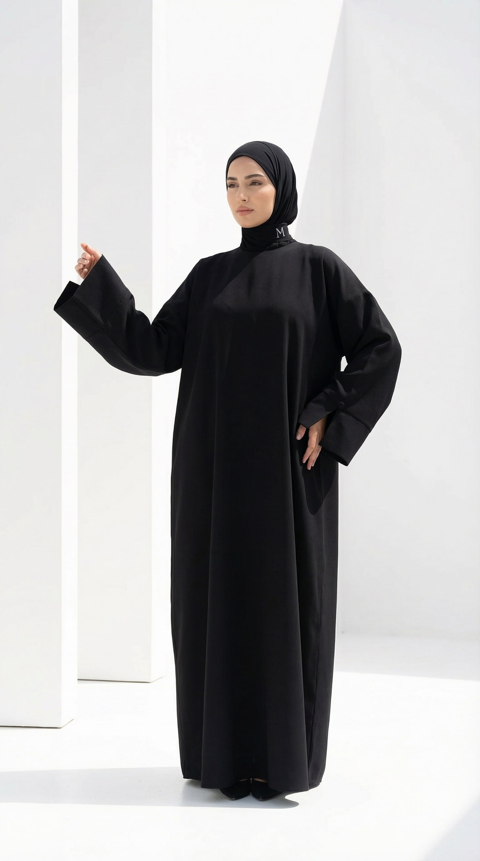 Abaya Assiya noir