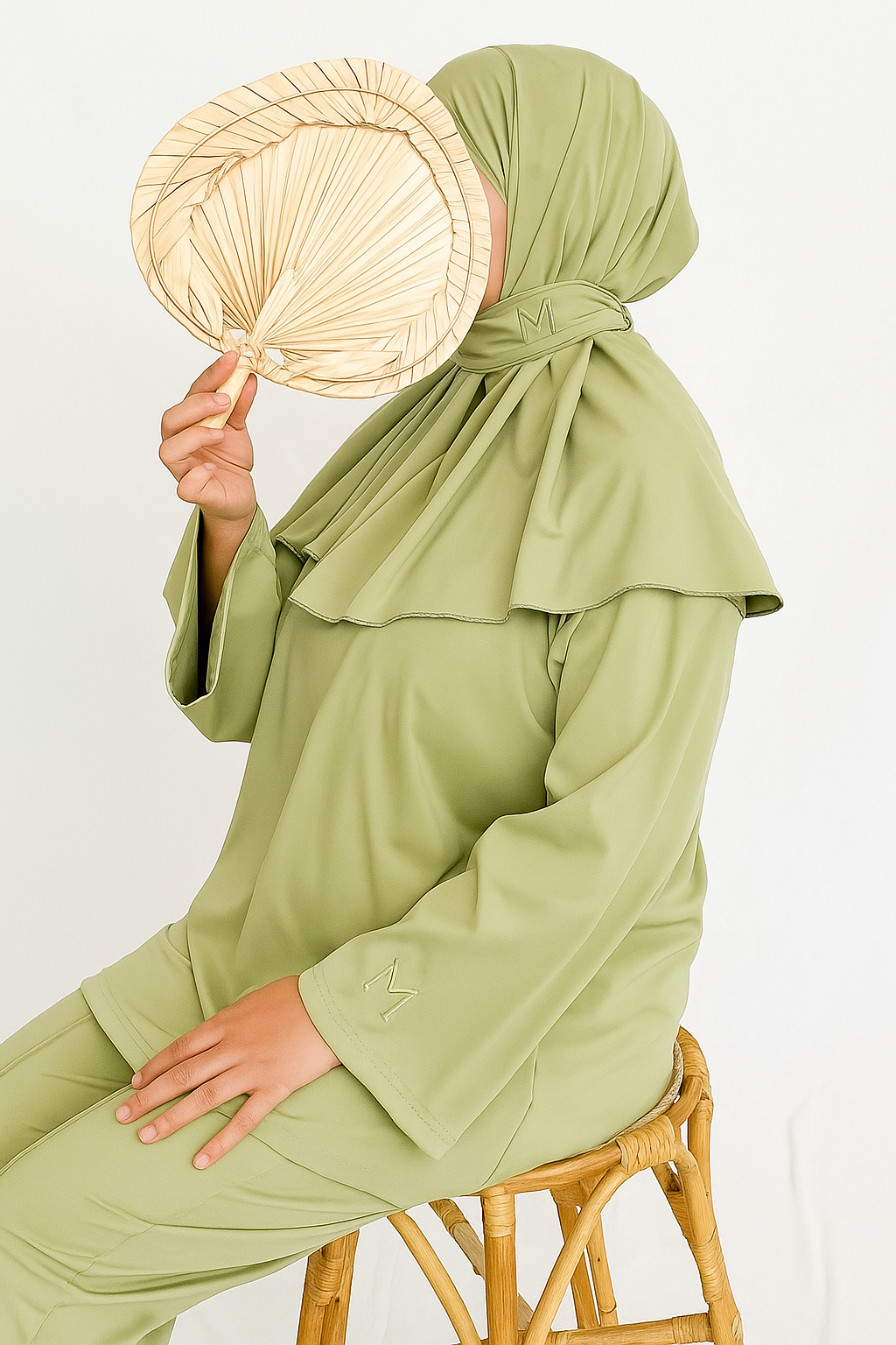 Burkini Mariya Court vert pastel