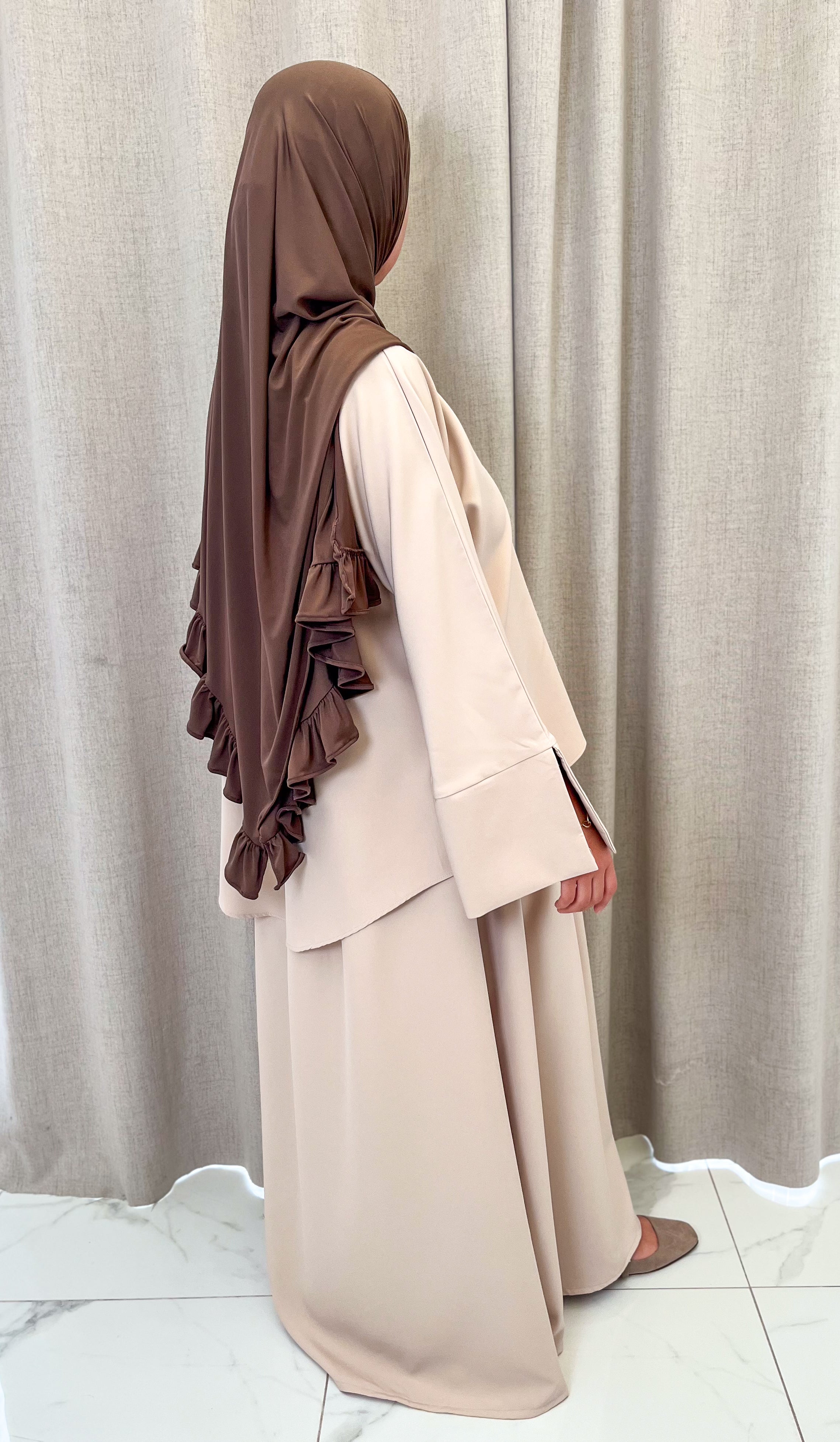 Ensemble jupe classy beige