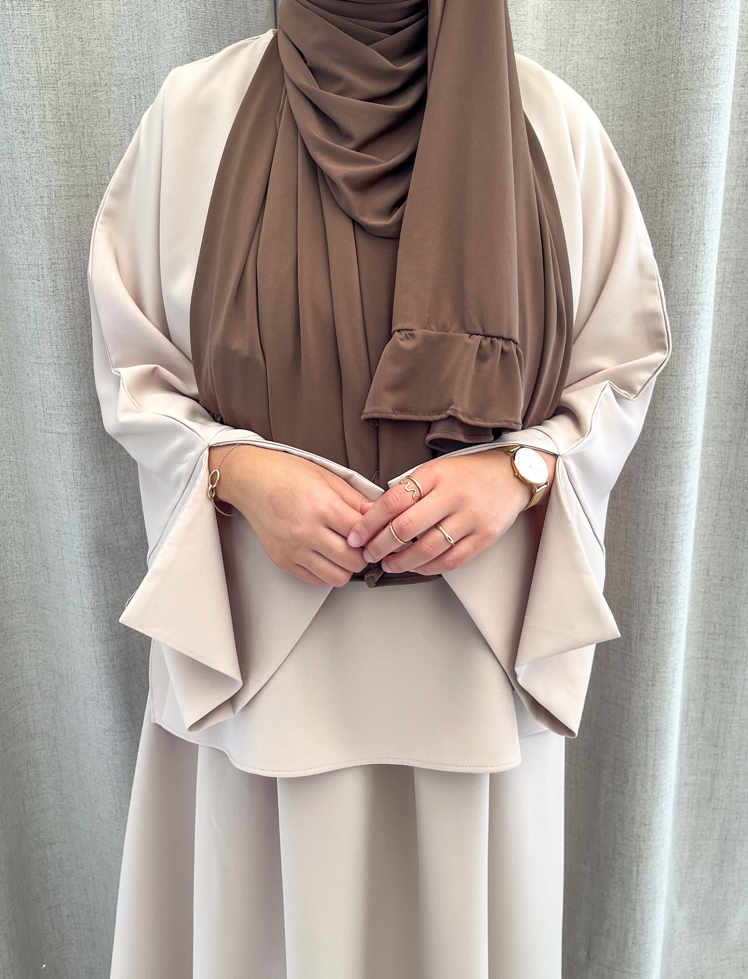 Ensemble jupe classy beige