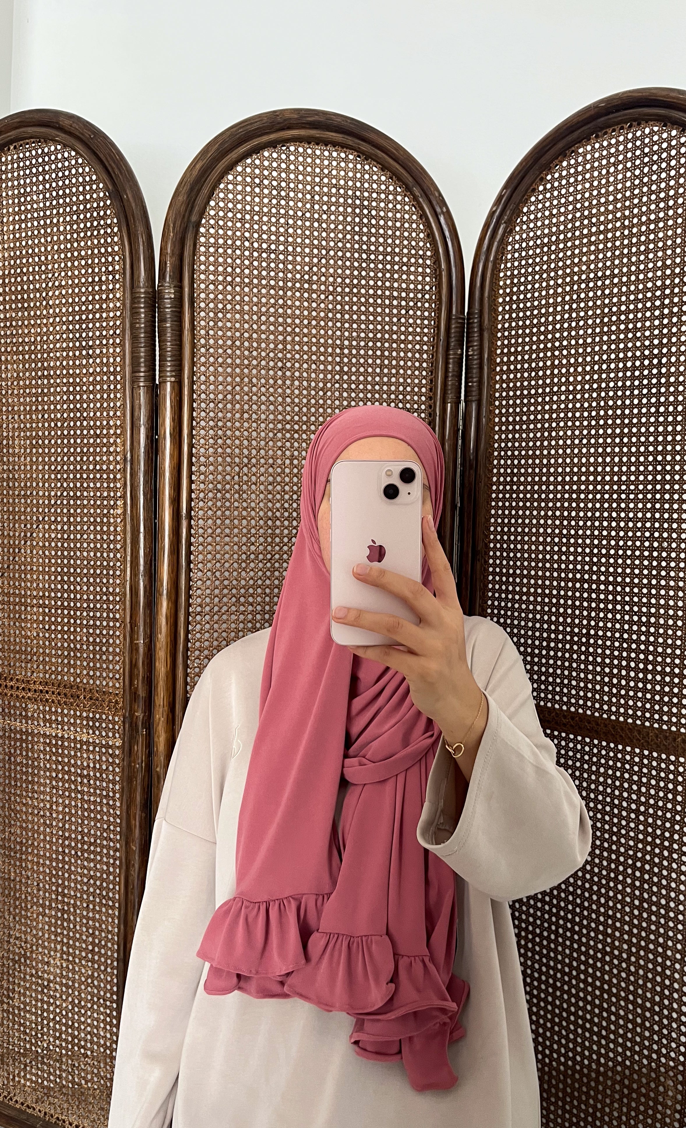 HIJAB FARFELLI FRAMBOISE