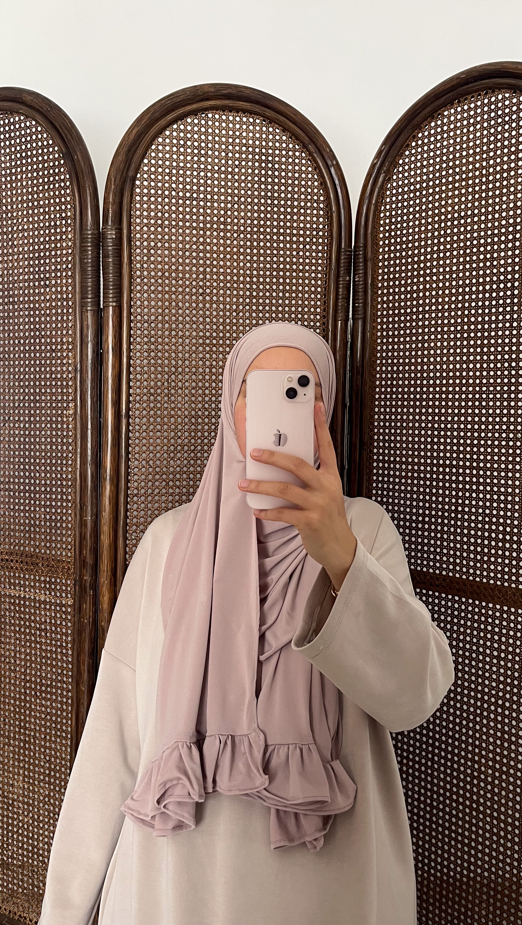 HIJAB FARFELLI BEIGE