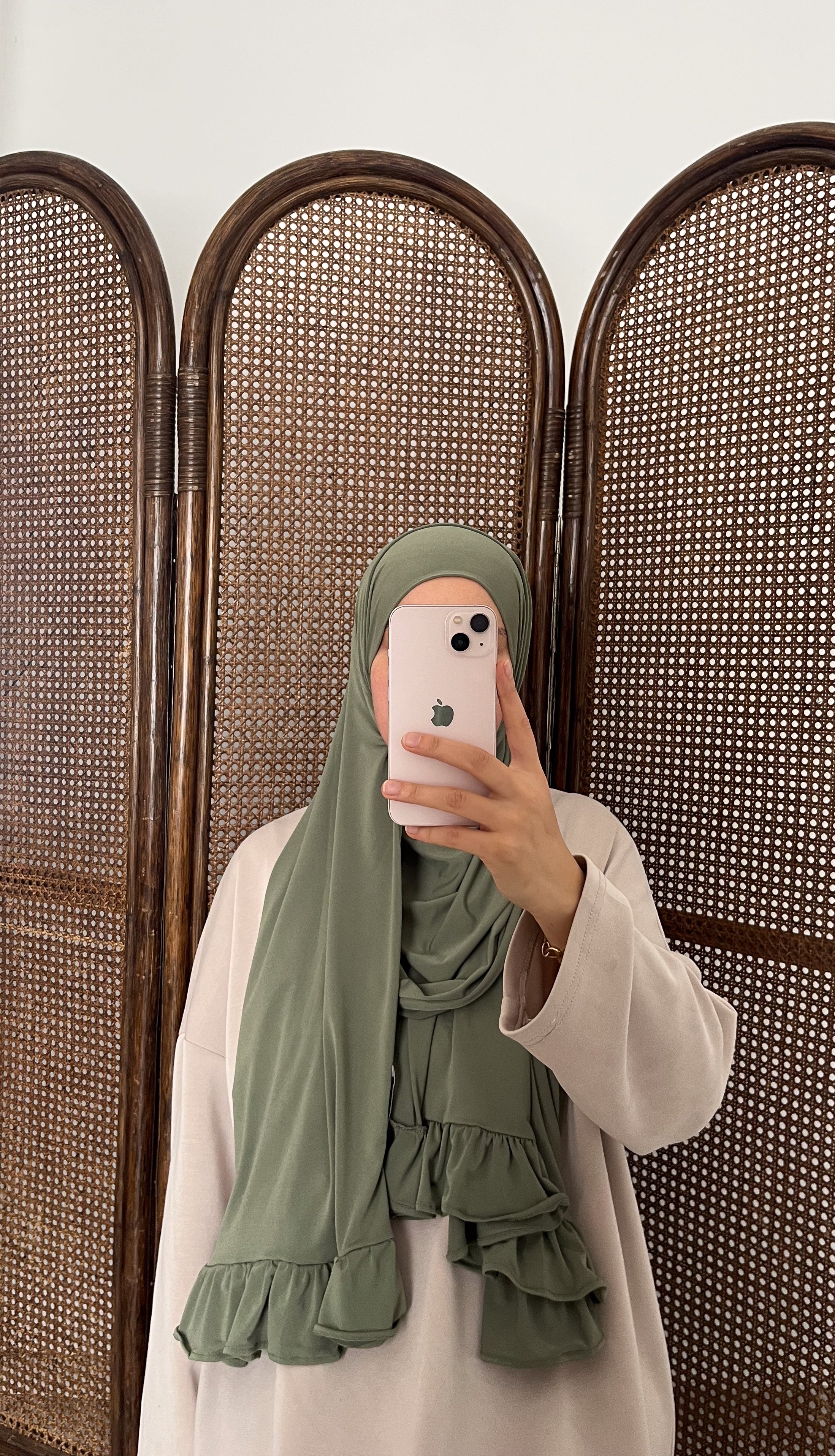HIJAB FARFELLI VERT