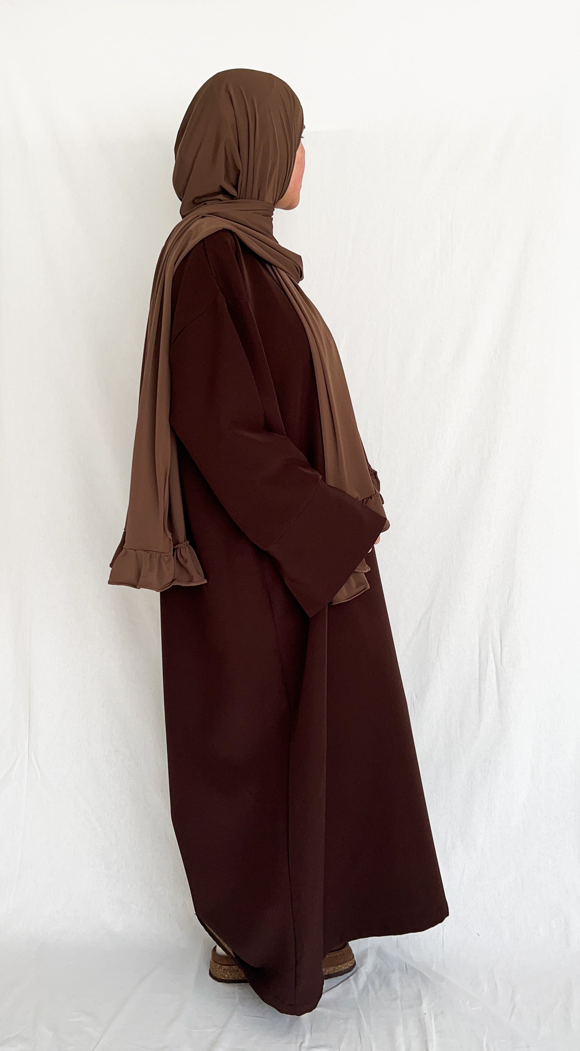Abaya Assiya marron