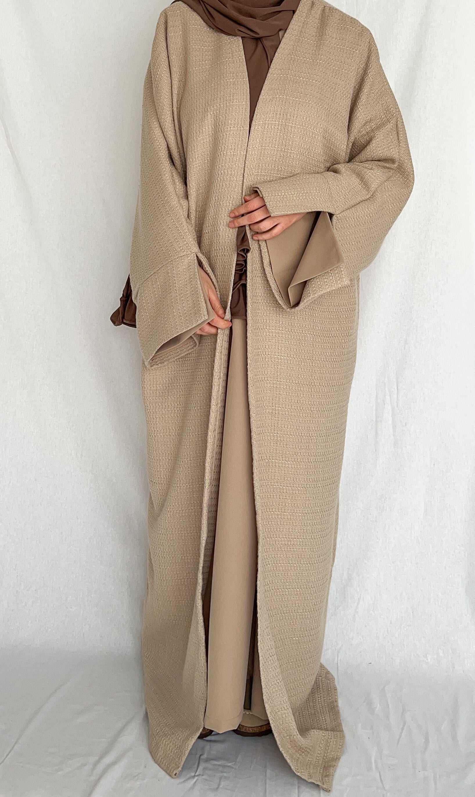 Kimono tweed beige