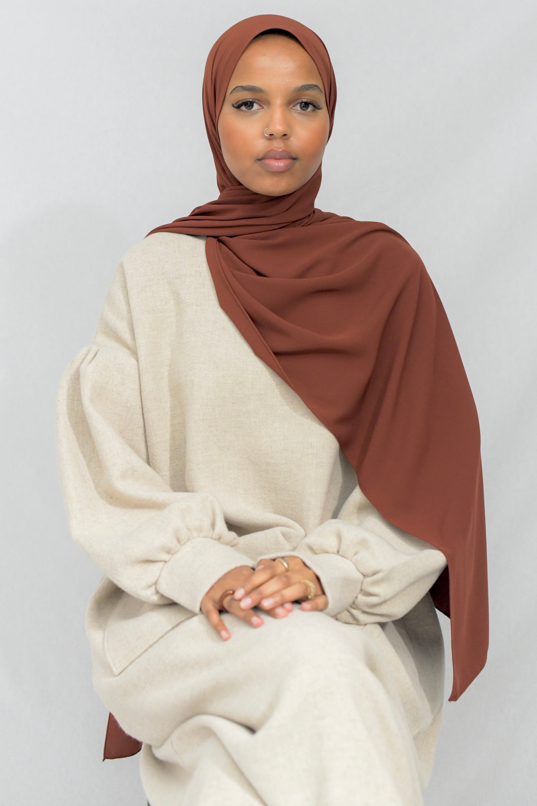 Hijab en soie de Médine