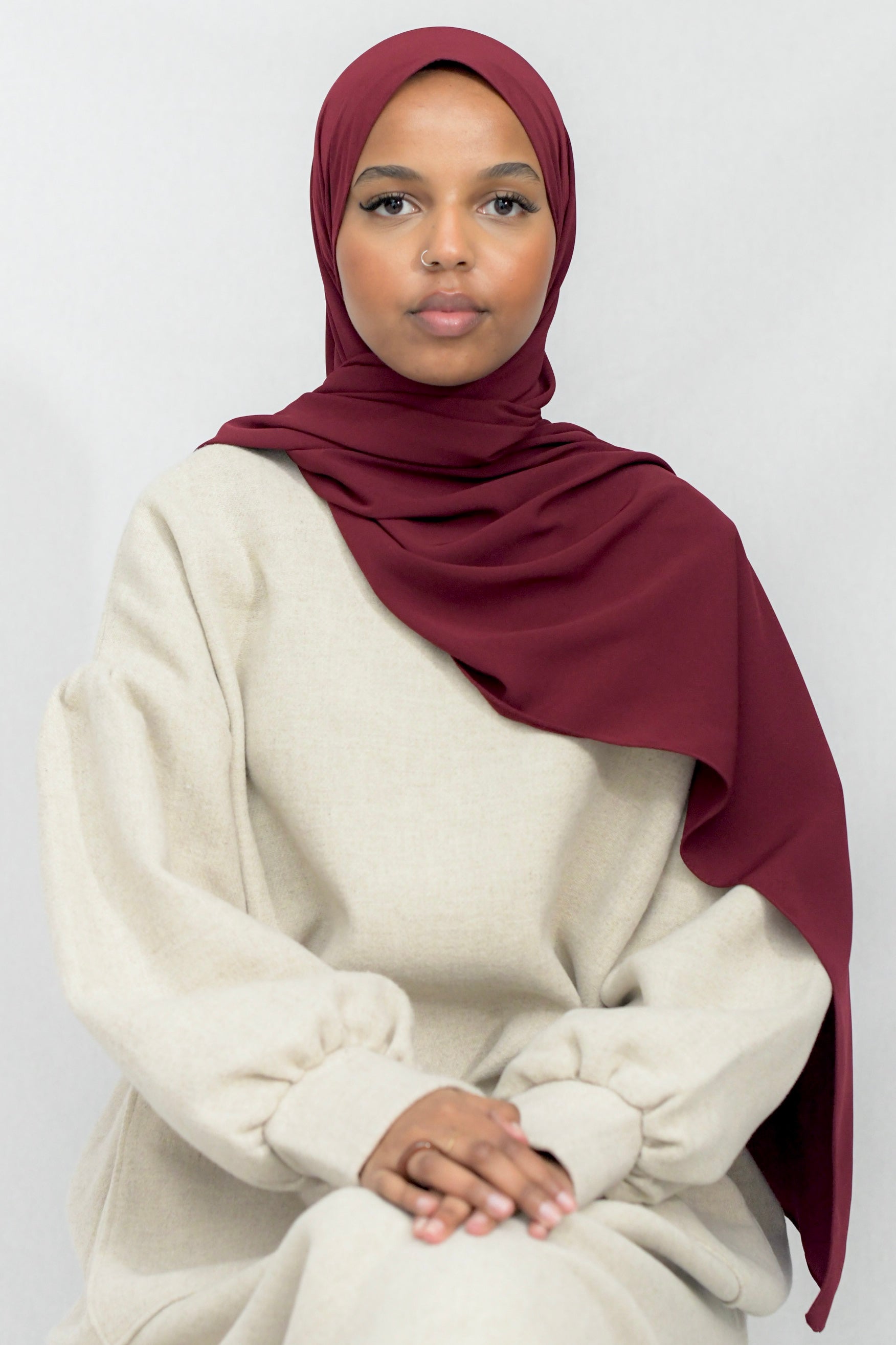 Hijab en soie de Médine