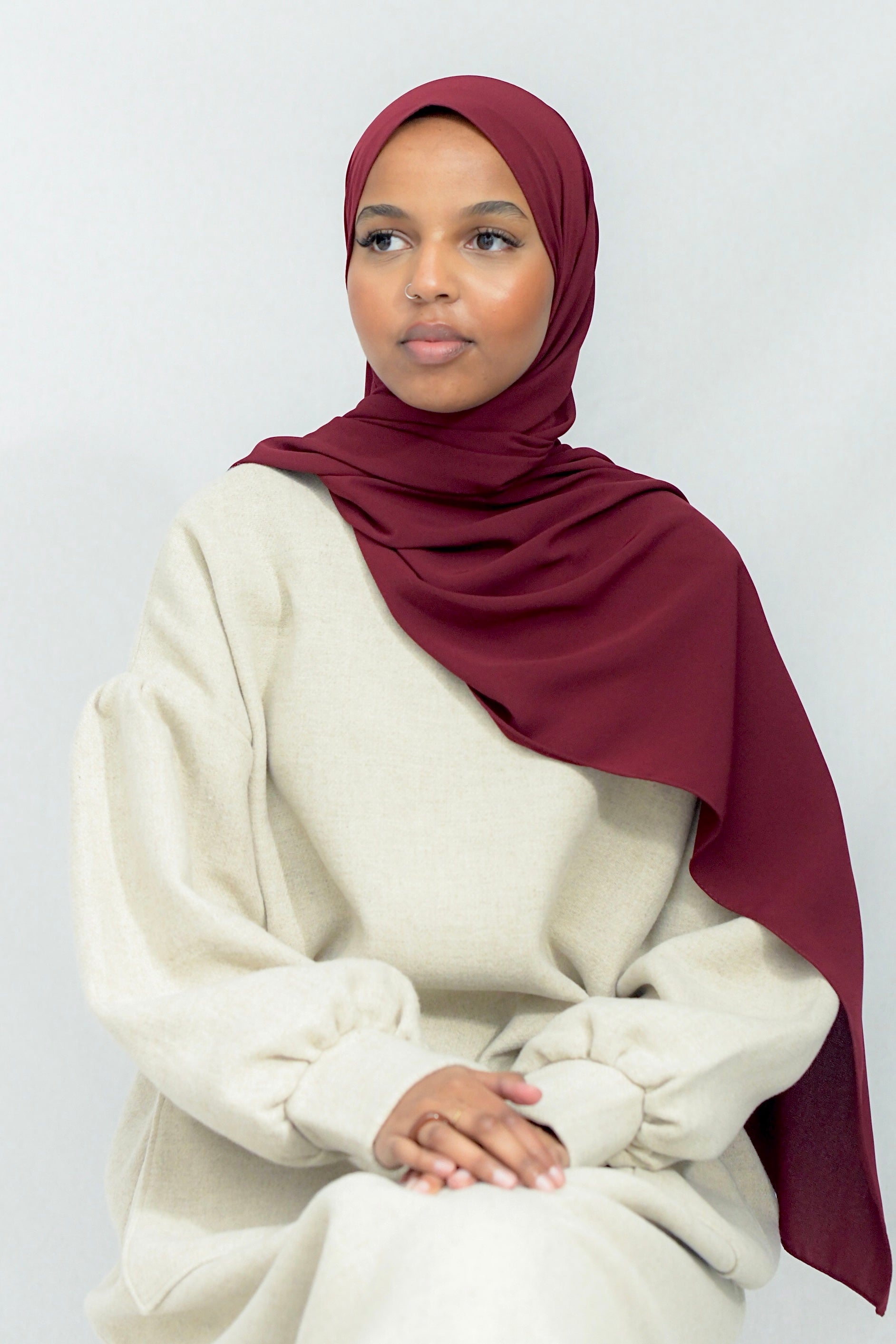 Hijab en soie de Médine