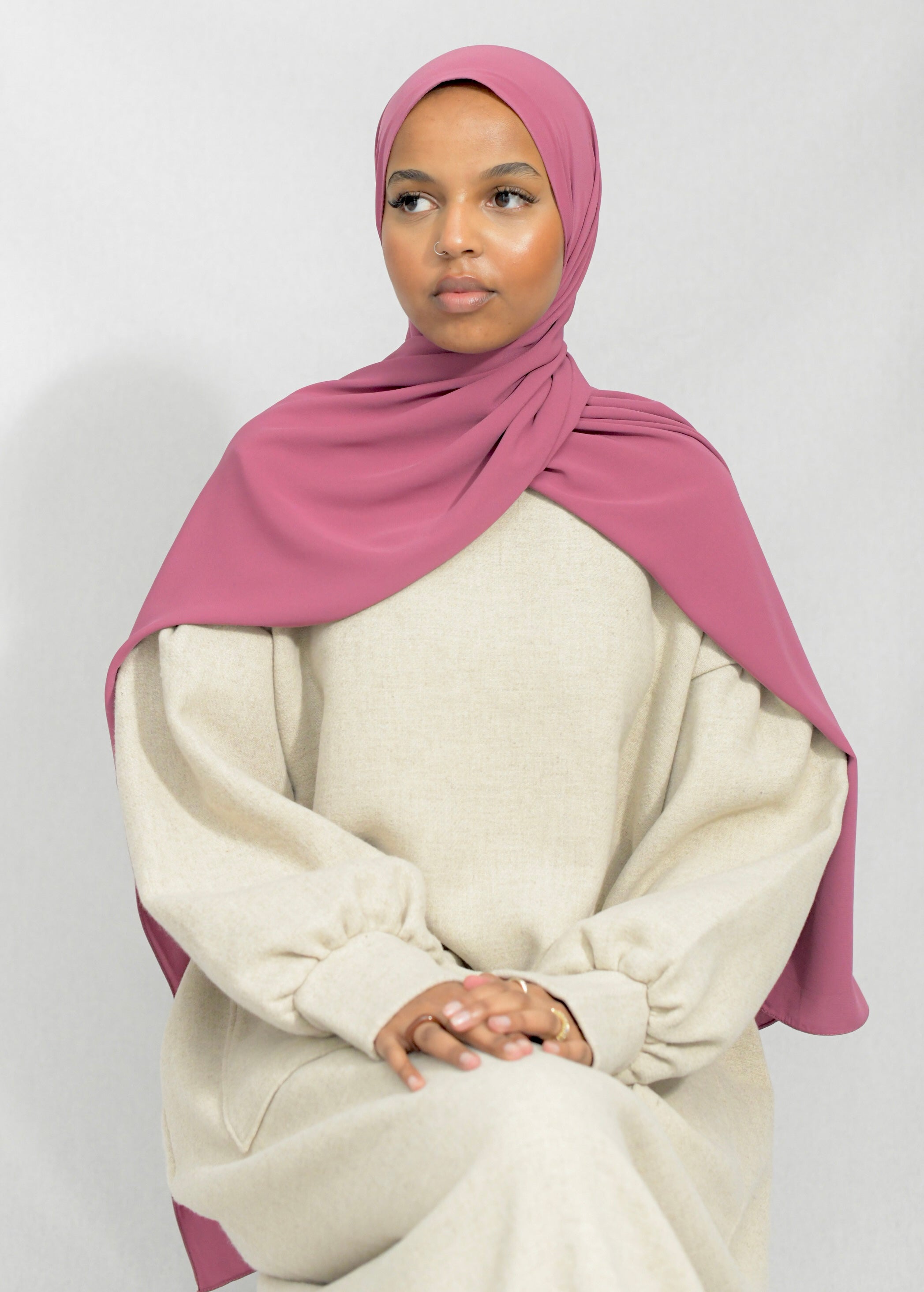 Hijab en soie de Médine