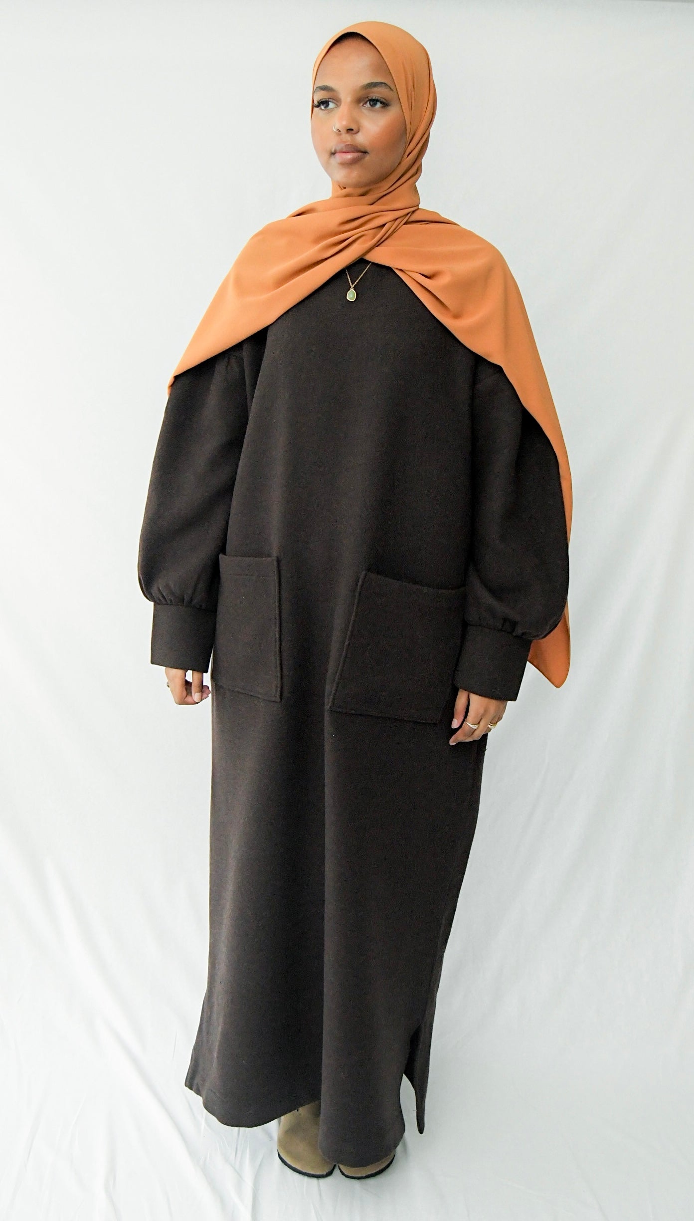 Abaya Mariya marron