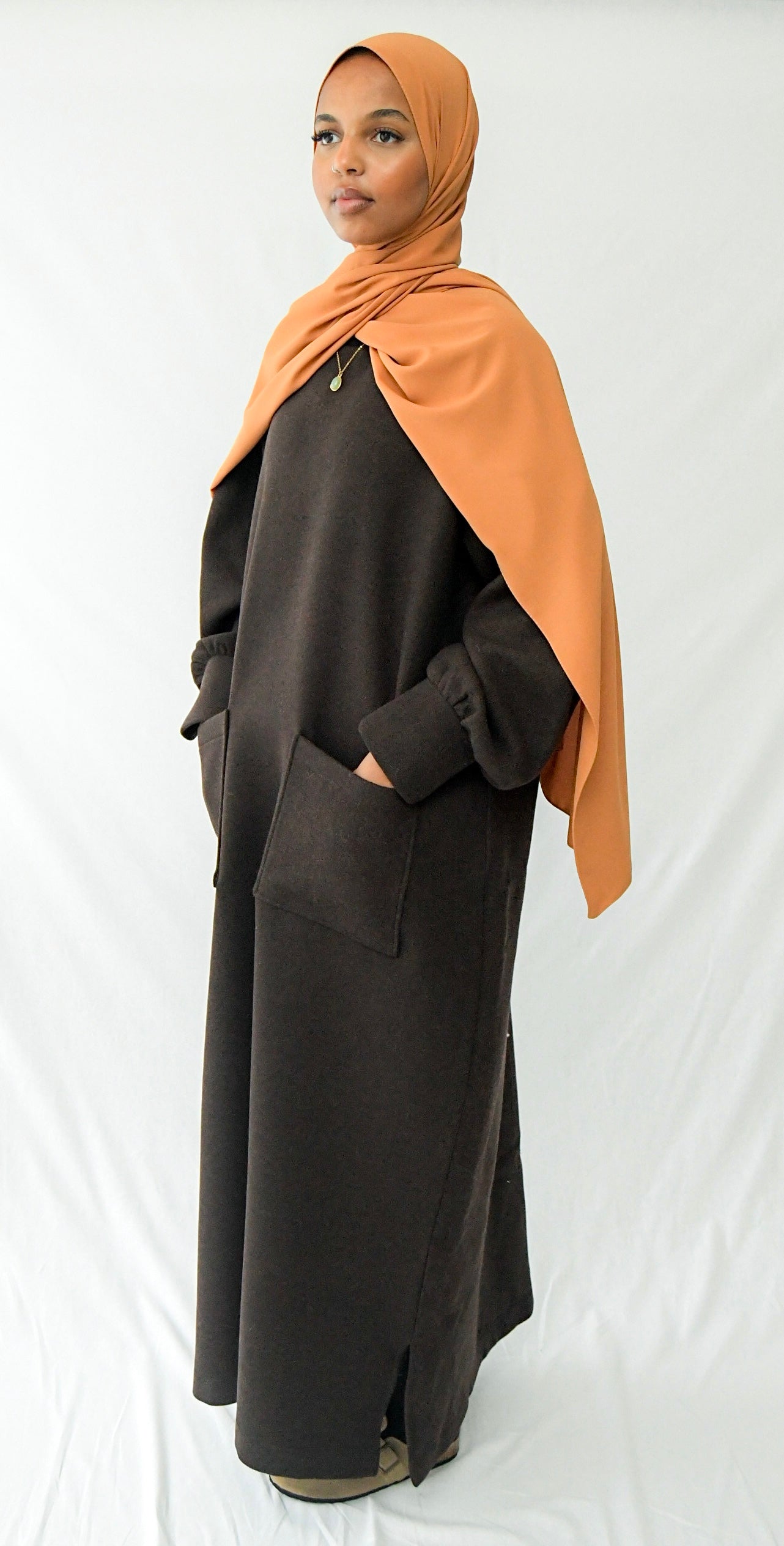 Abaya Mariya marron
