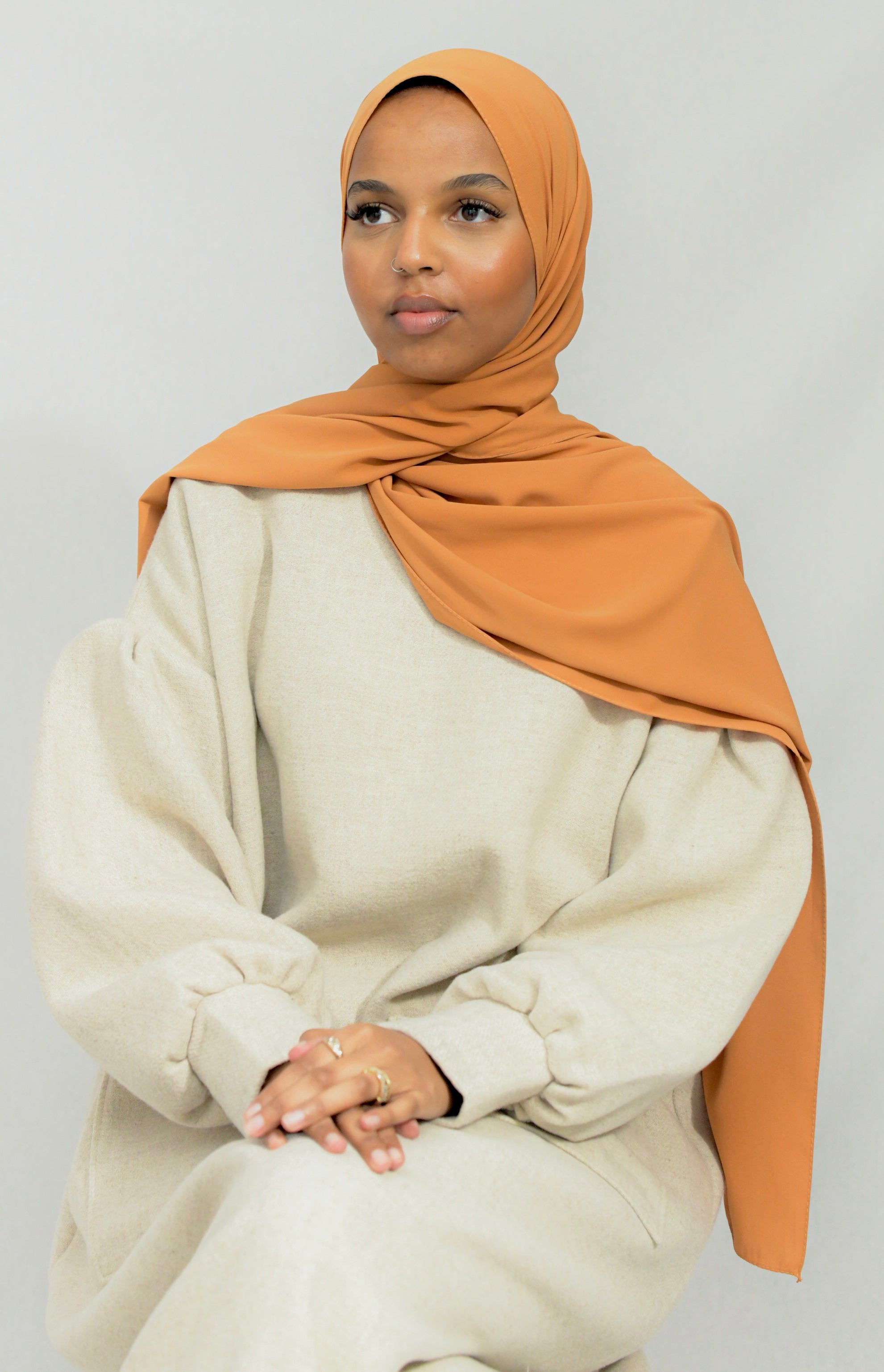 Hijab en soie de Médine