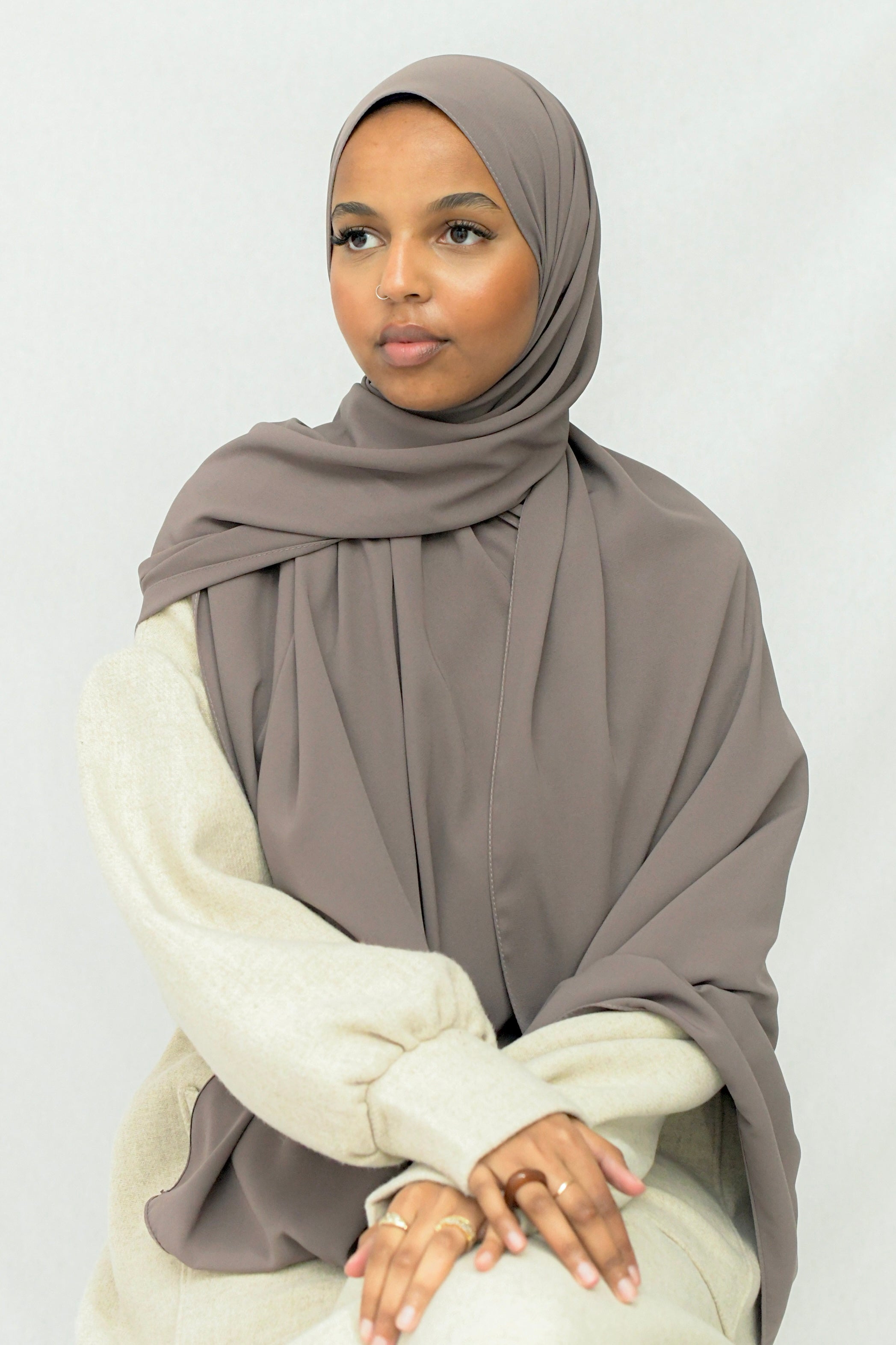 Hijab en soie de Médine